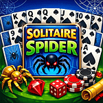 Solitaire Spider : Intense Strategy And Smart Card Fun